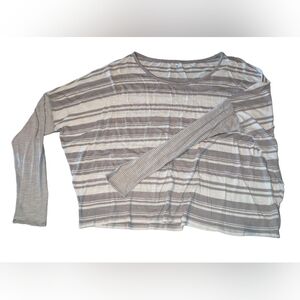Athleta Striped Gray Women's Top